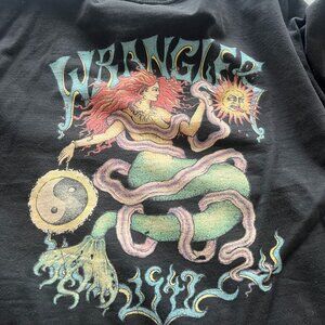 Wrangler Black tshirt with print front and back